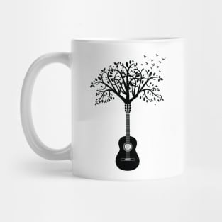 Classical Guitar Tree Light Theme Mug